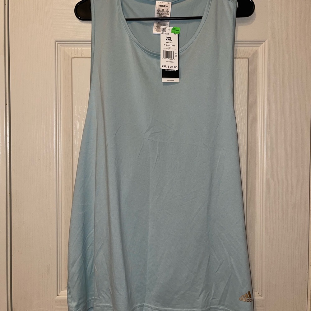 Adidas Women's Sky Blue Tank Top